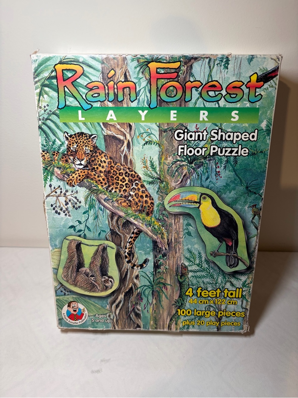 Rain Forest Layers Giant Shaped Floor Puzzle - Green